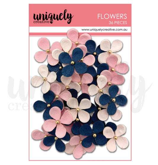 Blue & Blush Flowers