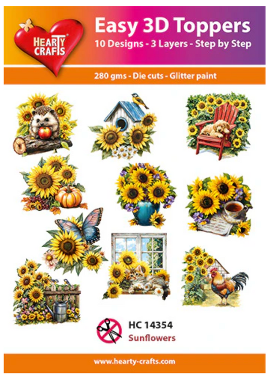 Easy 3D - Toppers Sunflowers