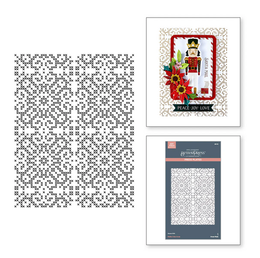 Petite Criss Cross Press Plate