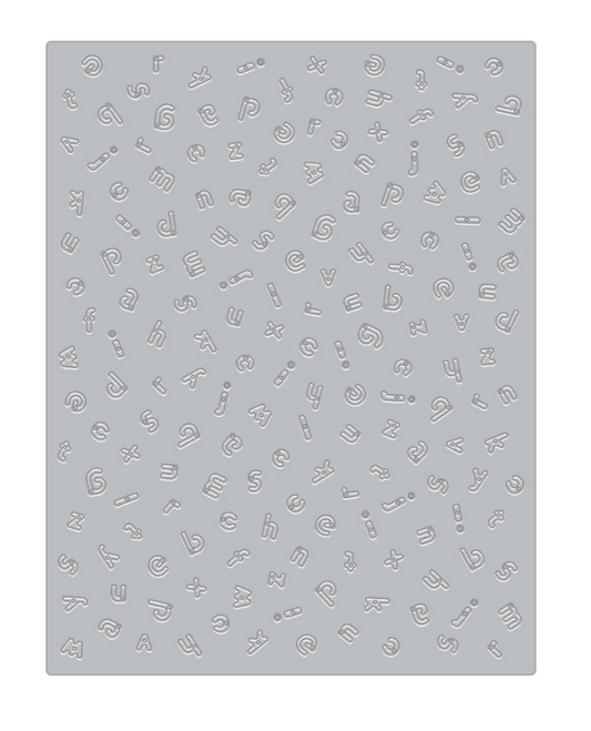 Hero Arts Alphabet Embossing Plate