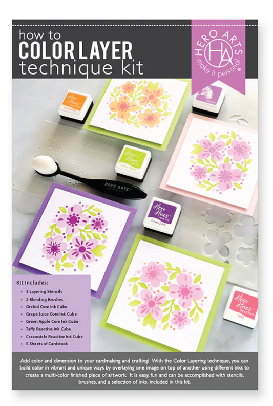 Hero Arts How To Color Layer Technique Kit