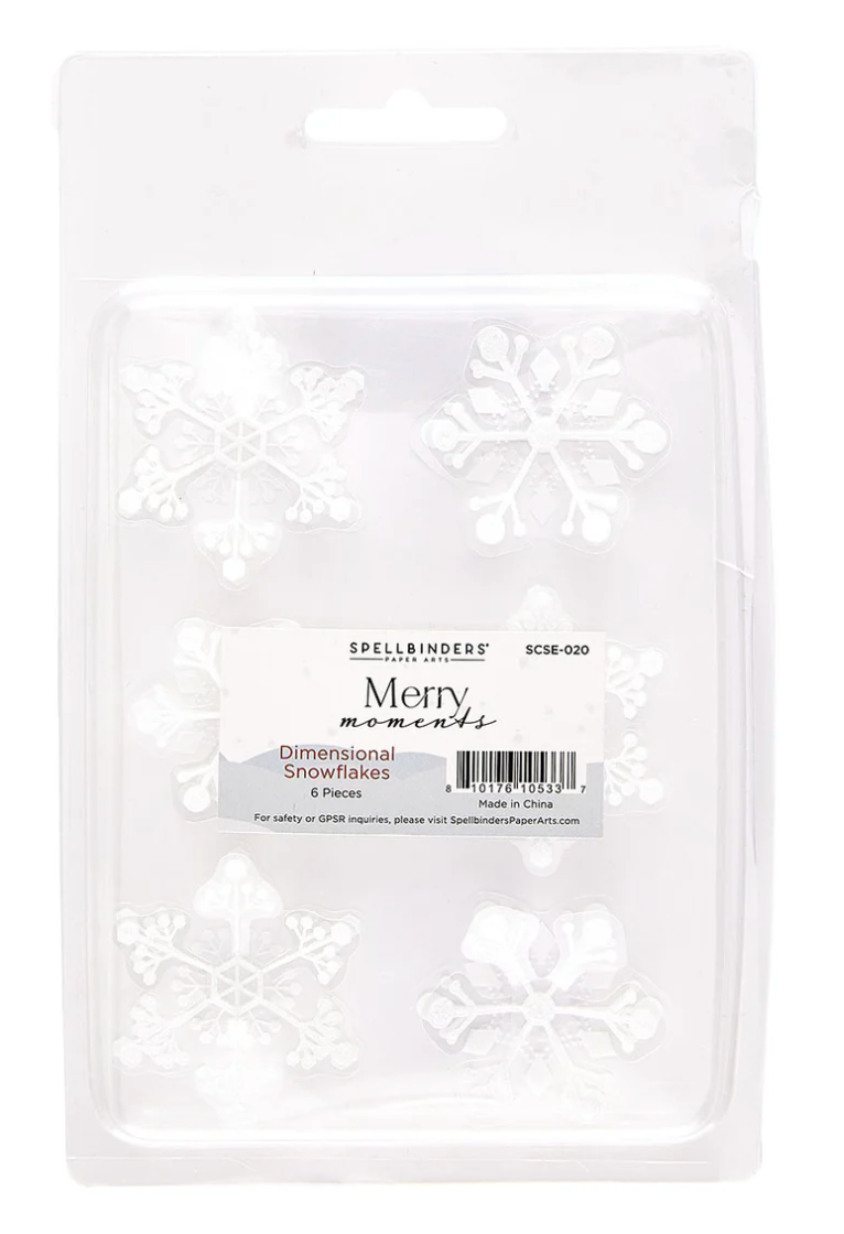 Merry Moments Dimensional Snowflakes