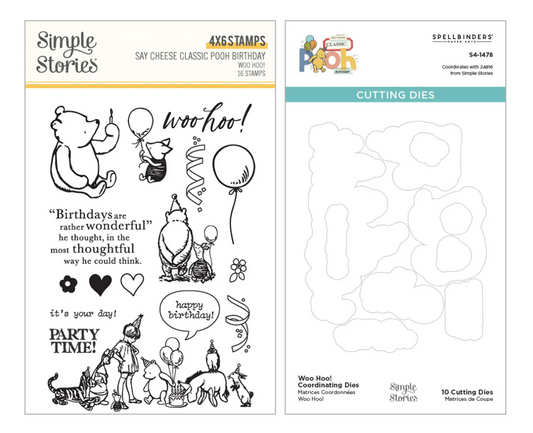 Woo Hoo! Clear Stamps & Dies Bundle