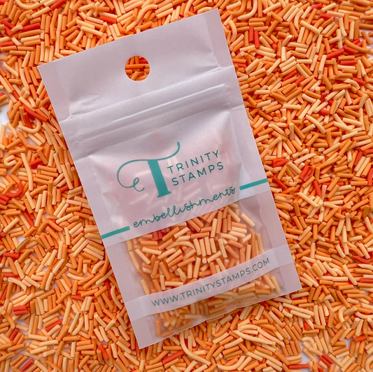 Trinity Stamps Shredded Cheddar Sprinkles Clay Embellishment Mix