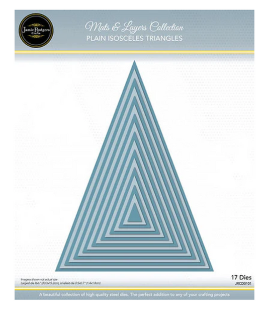 Jamie Rodgers Crafts Plain Isosceles Triangle Die Set