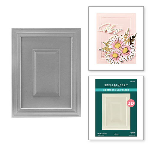 Spellbinders Molded Frame 3D Embossing Folder