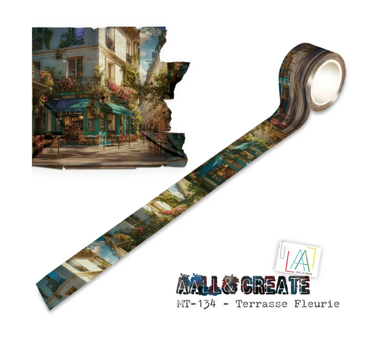 AALL & Create Terrasse Fleurie Layered Washi Tape