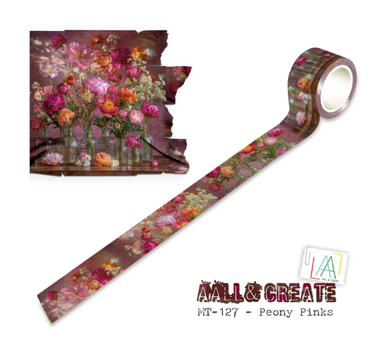 AALL & Create Peony Pinks Layered Washi Tape