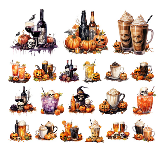 Spooky Libations Ephemera Pack