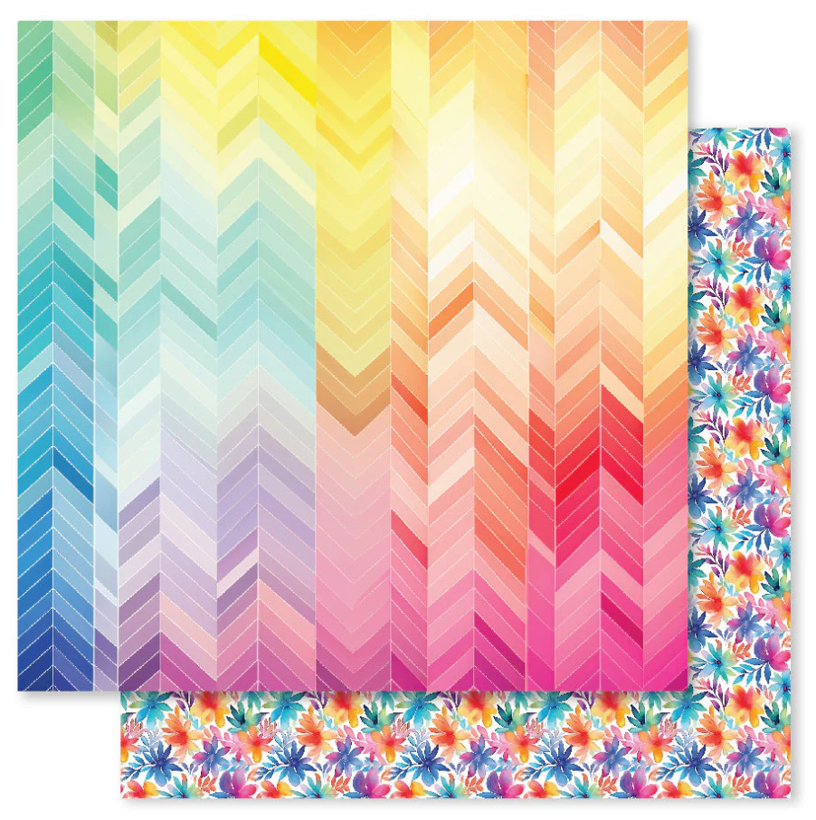 Rainbow Twirl 2.0 6x6 Paper Collection
