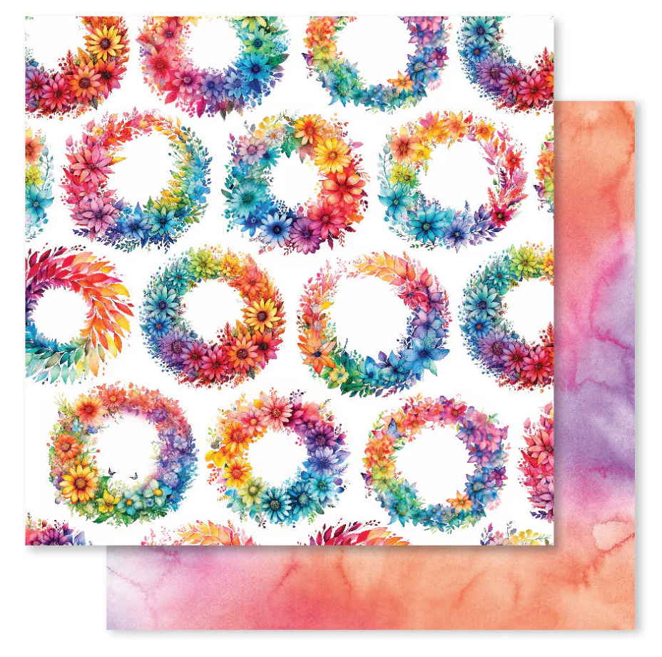Rainbow Twirl 2.0 6x6 Paper Collection