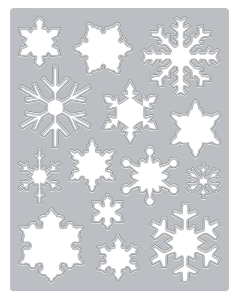 Hero Arts Snowflake Patterned Cover Plate Dies