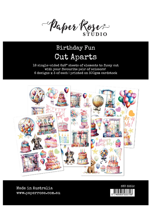Paper Rose Studio Birthday Fun Cut Aparts