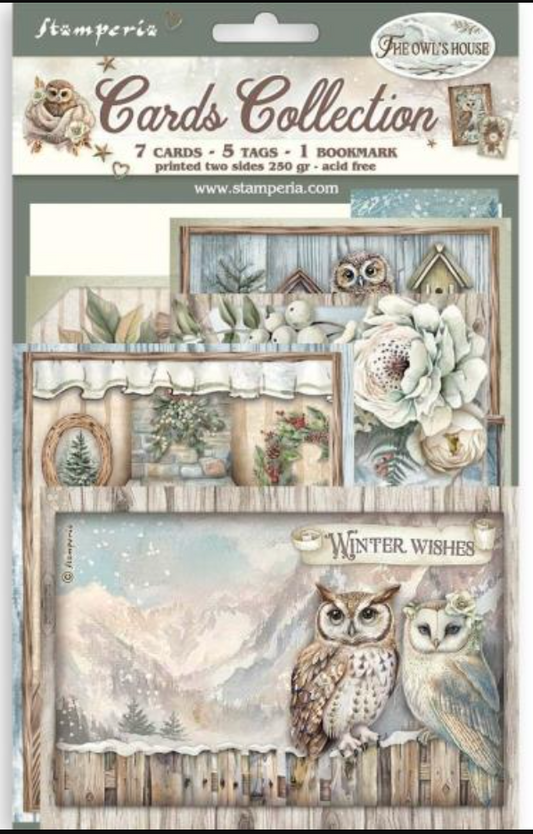 Stamperia The Owl's House Cards Collection