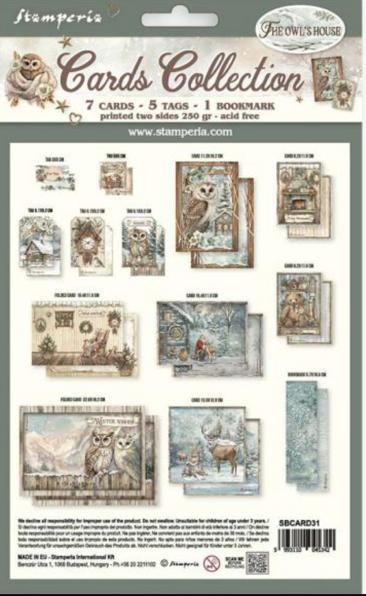 Stamperia The Owl's House Cards Collection