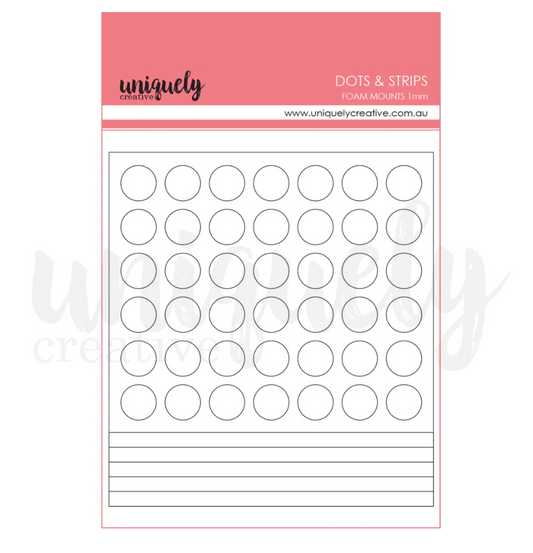 Uniquely Creative Foam Mounts Dots & Strips