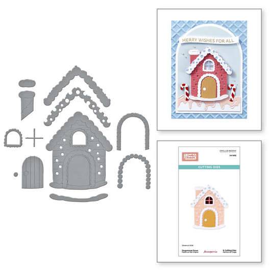 Spellbinders Gingerbread House Etched Dies