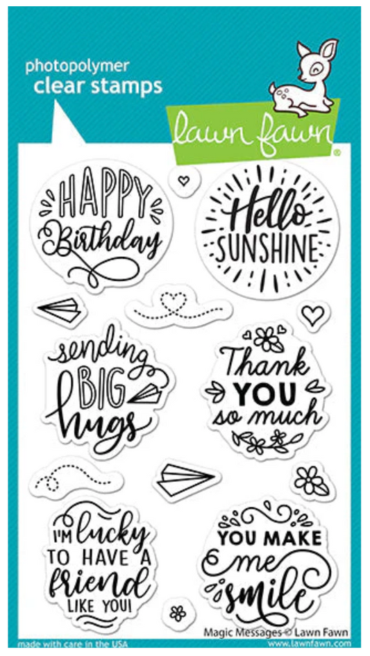 Lawn Fawn Magic Messages Stamp Set