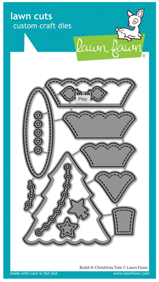 Lawn Fawn Build - A Christmas Tree Die Set