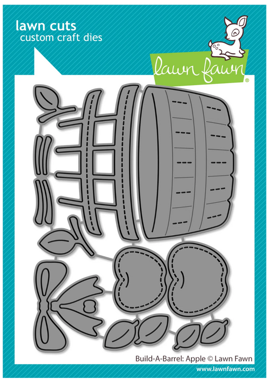 Lawn Fawn Build-A-Barrel: Apple Die Set