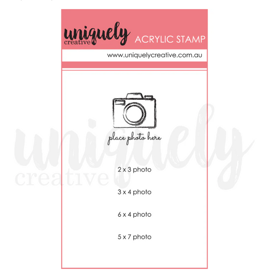 Uniquely Creative Place Photo Here Stamp set