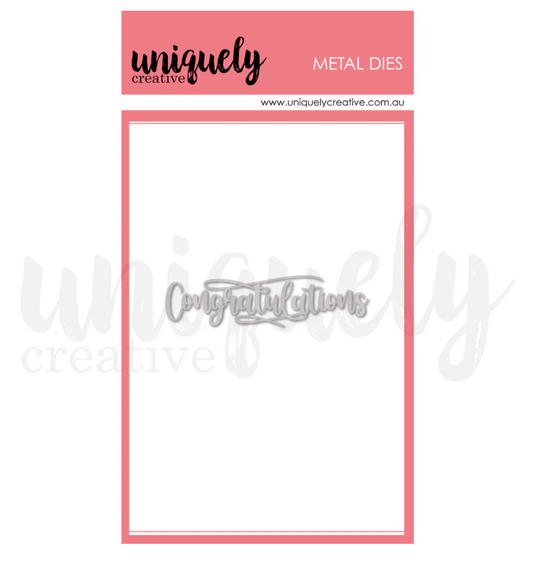 Uniquely Creative Congratulations Die