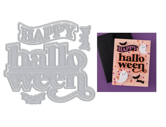 Hero Arts Happy Halloween Etched Dies