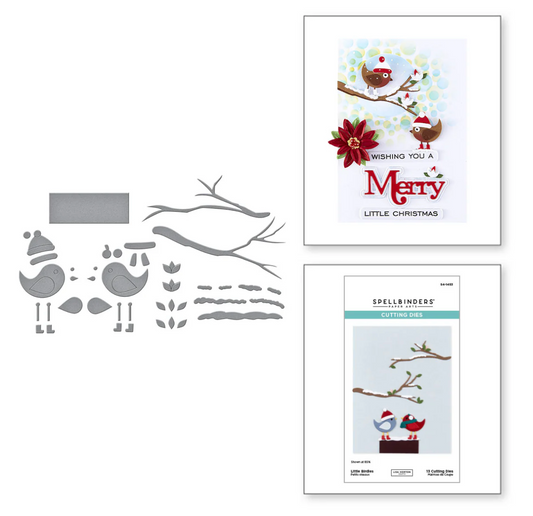 Spellbinders Little Birdies Etched Dies