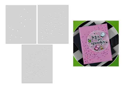Hero Arts Color Layering Scattered Stars Stencils