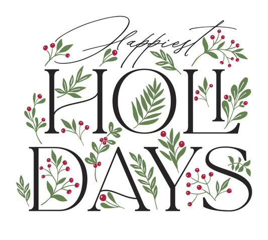 Spellbinders Happiest Holidays Registration Press Plate Set