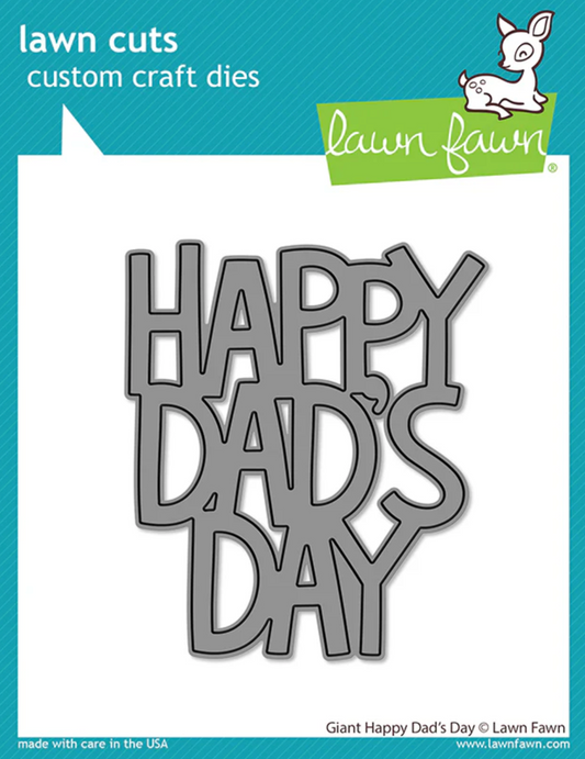 Lawn Fawn Giant Happy Dad's Day Die