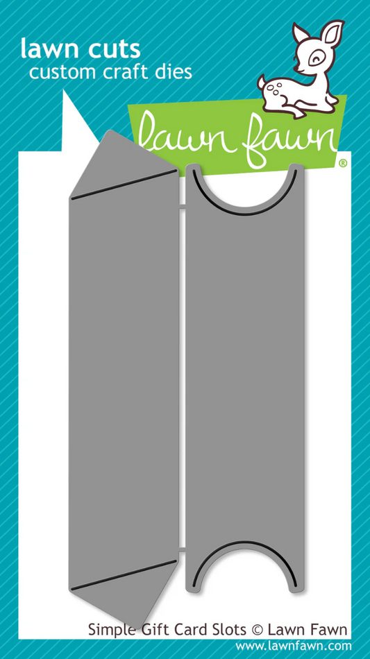 Lawn Fawn Simple Gift Card Slots Dies