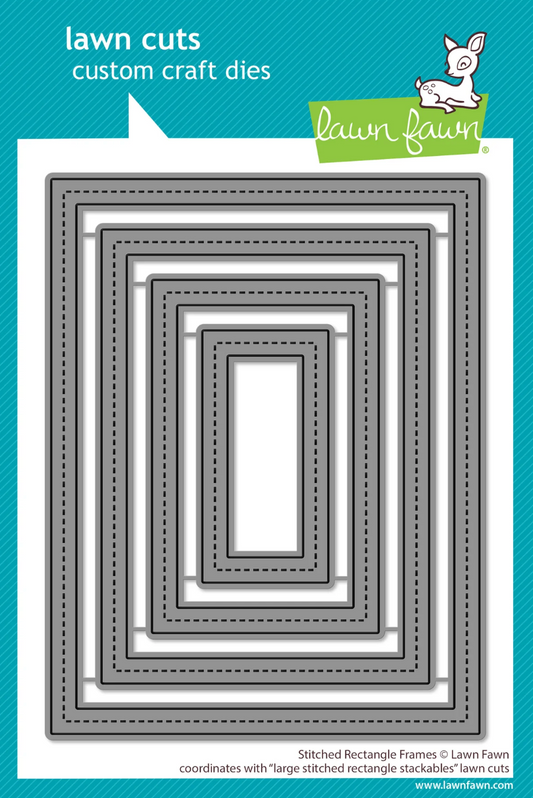 Lawn Fawn Stitched Rectangle Frames Dies