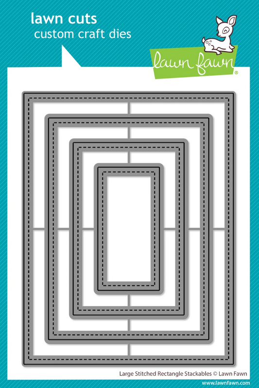 Lawn Fawn Large Stitched Rectangle Stackables