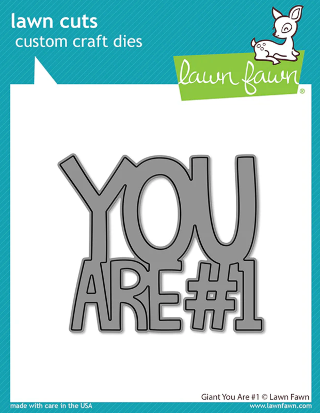 Lawn Fawn Giant. You are #1 Die