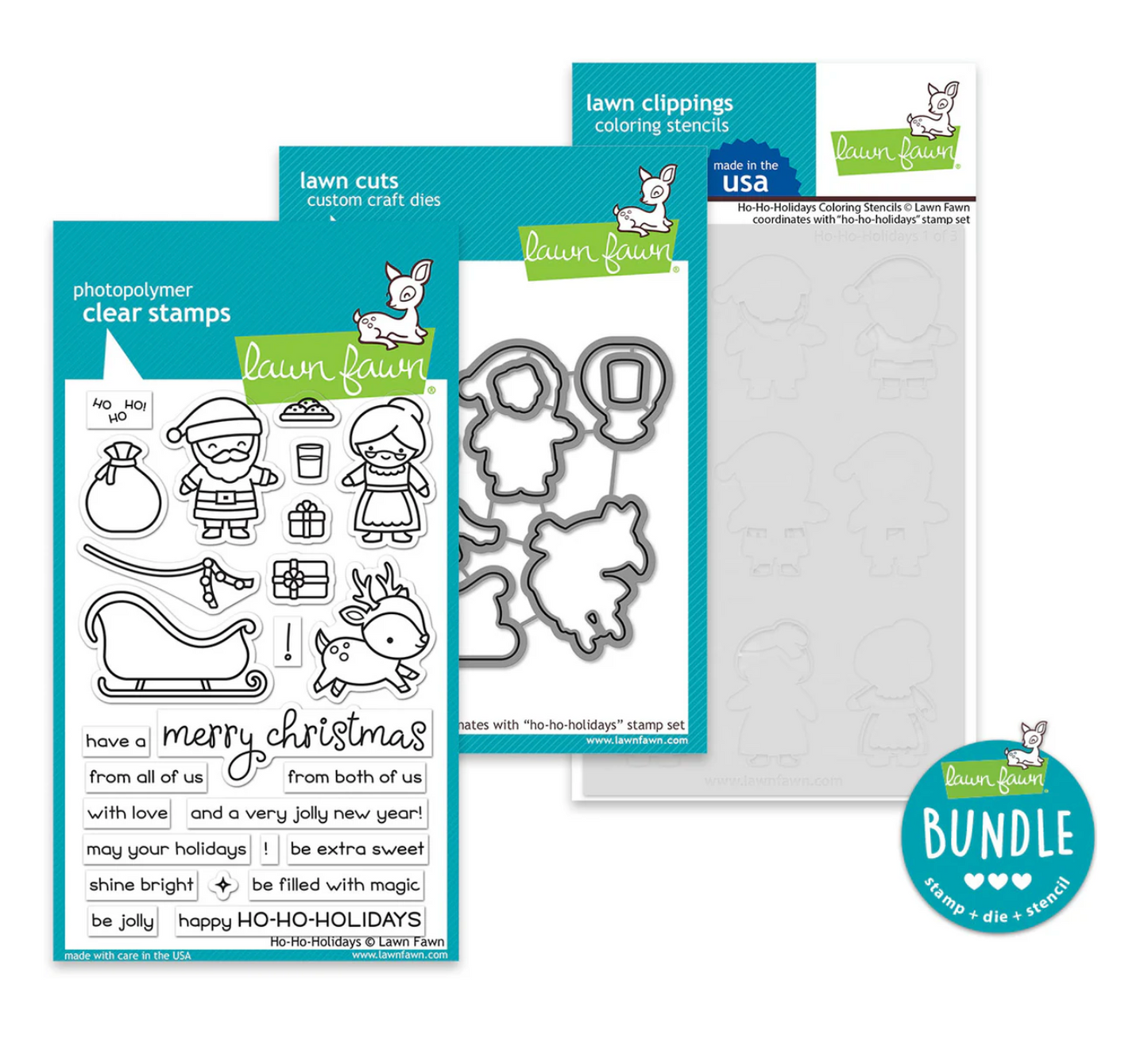 Lawn Fawn Ho-Ho Holidays Bundle
