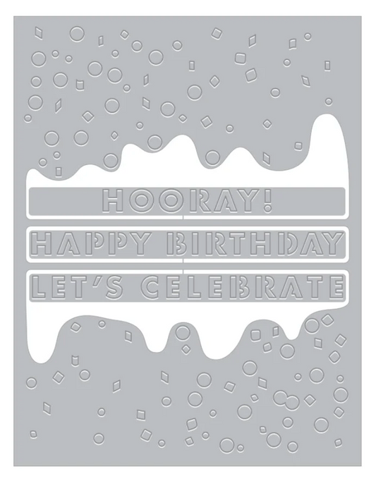 Hero Arts Hooray Birthday Cover Plate Dies