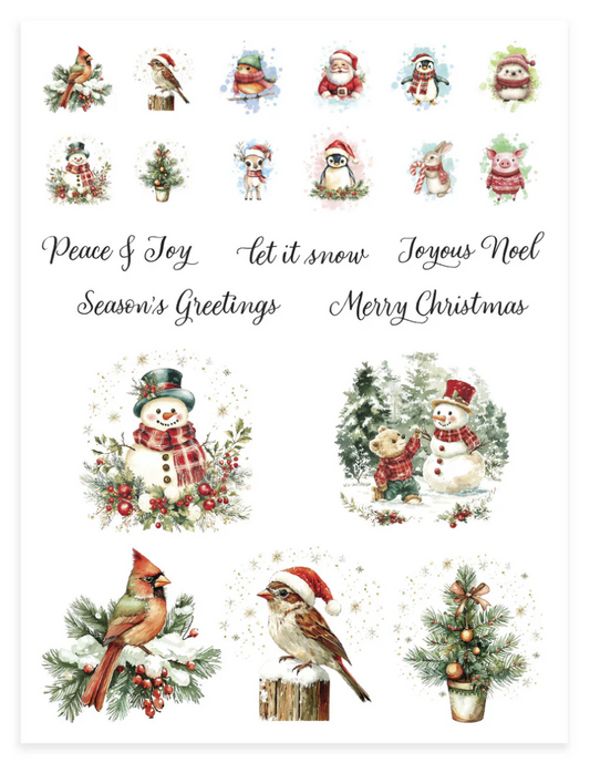 Spellbinders Holiday Magic Rub-Ons from