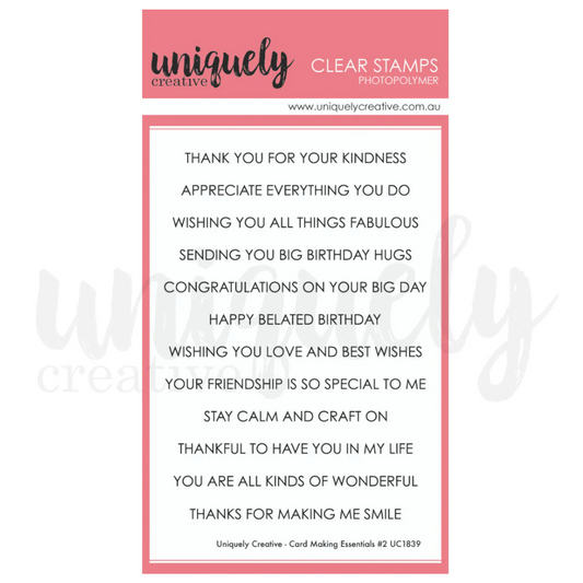 Card Making Essentials #2 Stamp