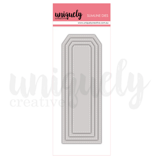 Uniquely Creative Slim Stitched Nesting Tag Die