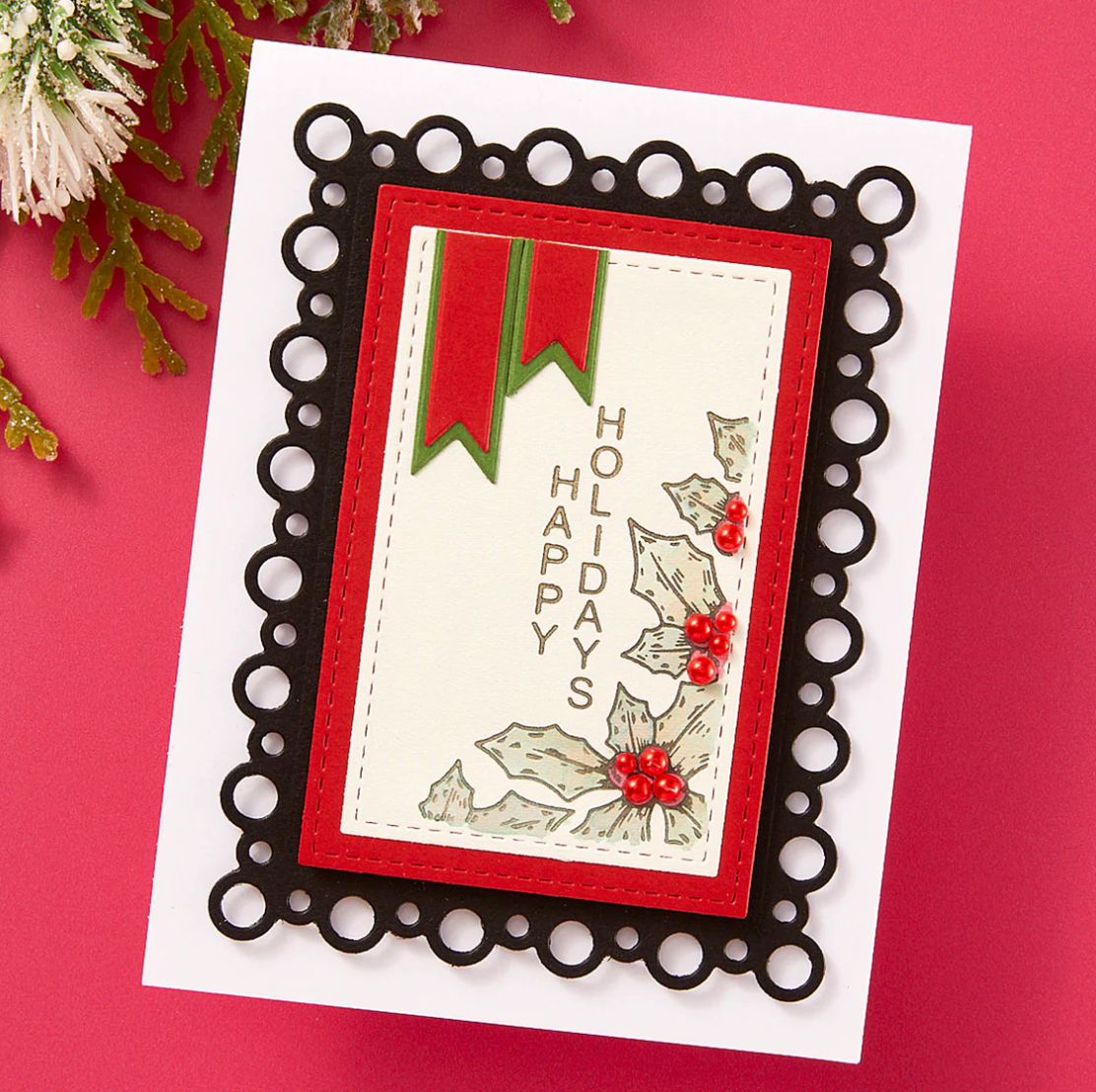 Nested Tree Frame Etched Dies