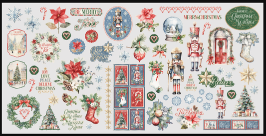 Graphic 45 Deck the Halls Ephemera Set