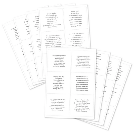 Kanban Crafts Wonderful Days Verses Peelables, 48 stickers