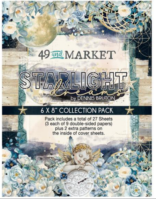 49 and Market Starlight Dreams 6x8 Pad & Laser Cut Elements