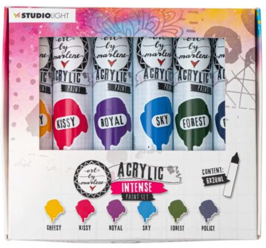 Art By Marlene Acrylic Paint Set - Intense
