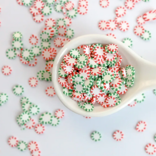 This Calls for Confetti Peppermints Polymer Clay Pieces