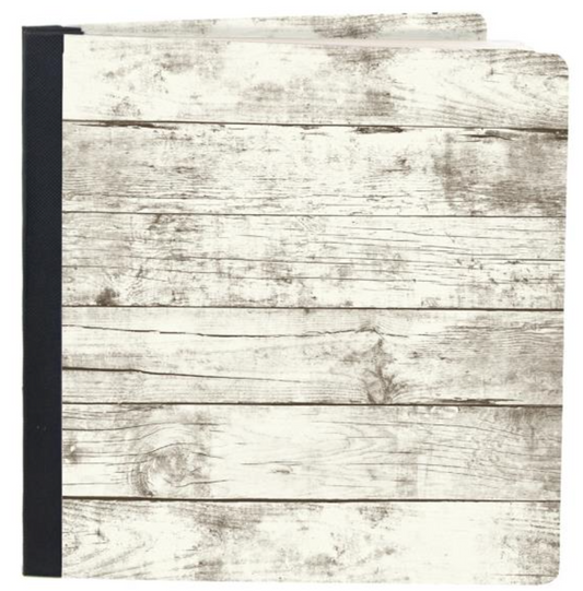 Simple Stories Whitewashed Wood Sn@p! Flipbook 6"X8"