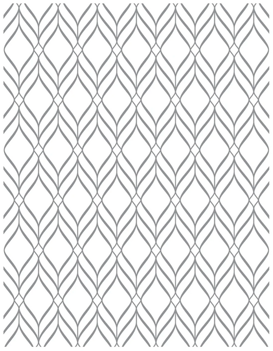 LDRS Braided Waves Background Impress-ion Press + Foil Plate