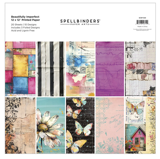 Spellbinders Beautifully Imperfect 12 x 12" Paper