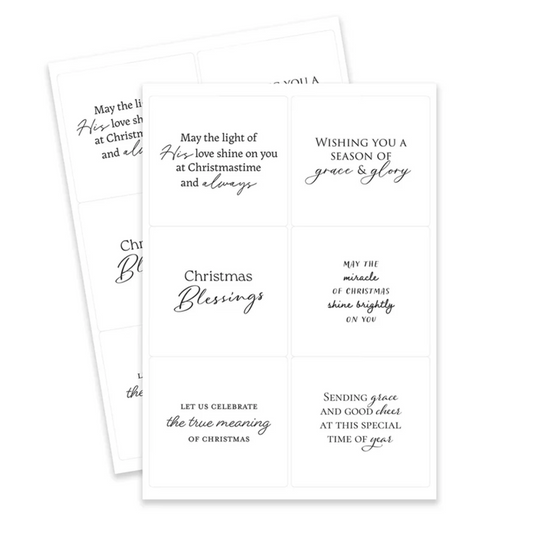 Katy Sue View   O Holy Night Peelables, 48 stickers